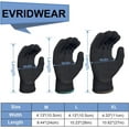 thumbnail image 5 of EvridWear 3 Pairs Winter Unisex Work Gloves, Latex Coated Warm Insulated Lined Cold Weather Freezer Glove,L, 5 of 9
