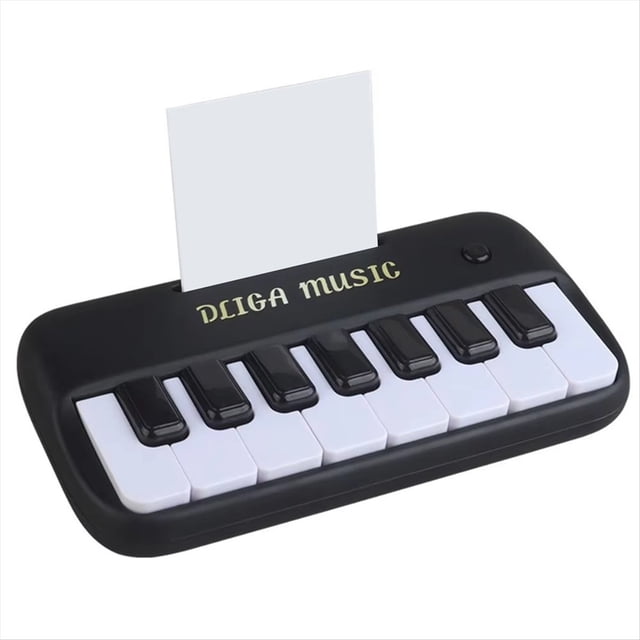 Mini Teclado Eléctrico para Niños, Rompecabezas, Educación Temprana, Piano Electrónico, Juguete Educativo, Instrumento Musical para Niñas y Niños, Color Negro.