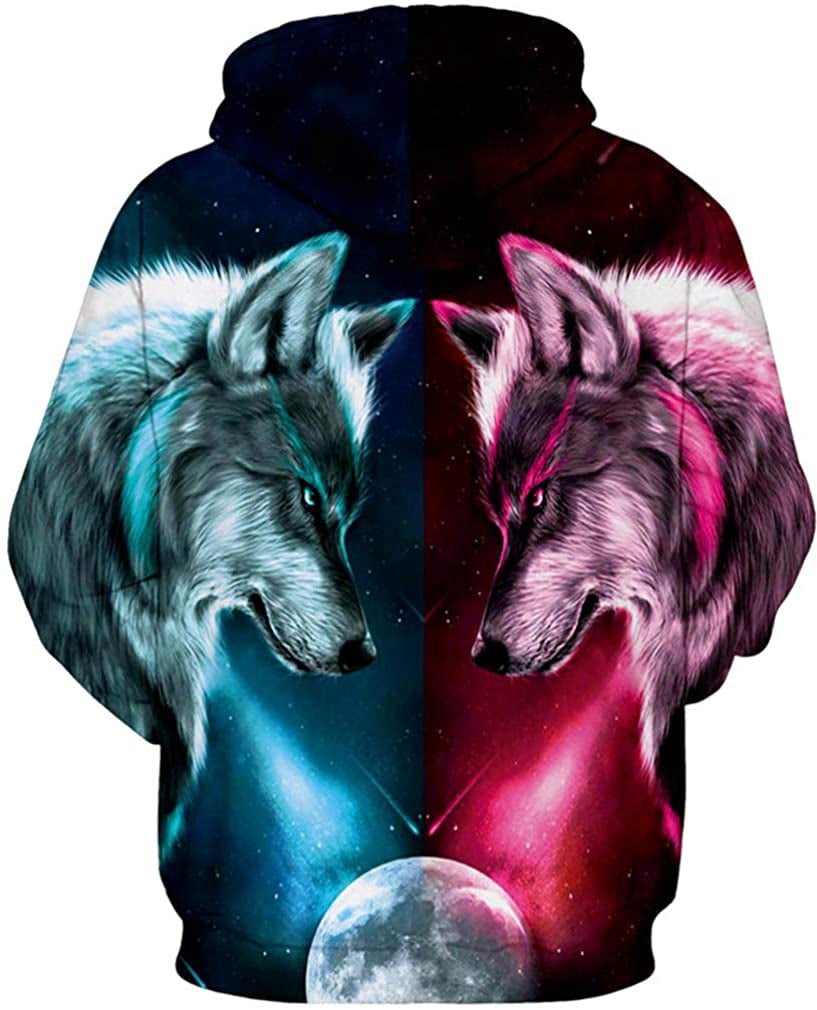 galaxy wolf sweater