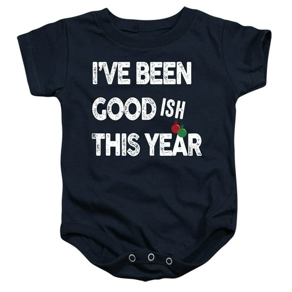 Been Goodish for Christmas Unisex Infant Snap Suit for Baby