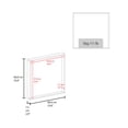 thumbnail image 6 of Dakota Medicine Cabinet with Mirror and Storage, Wall-Mounted Mordern Bathroom Organizer, 6 of 7