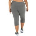 thumbnail image 5 of Athletic Works Women's Plus Size Core Active Capri Legging, 5 of 6