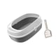 thumbnail image 3 of Caja de arena para gatos, inodoro, orinal, cubeta para tamizar la arena, bandeja para arena para mascotas, caja de arena para gatos para animales 42 cm x 29 cm x 16 cm, 3 of 9