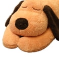 thumbnail image 2 of Preciosa almohada de peluche larga con forma de tira de perro, cómoda y duradera, cojín de acompañamiento relleno Marrón 60cm, 2 of 2