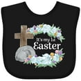 thumbnail image 3 of Inktastic It's My 1st Easter with Cross and Flowers Boys or Girls Baby Bib, 3 of 4