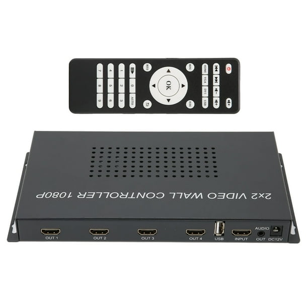 Controlador de pared de video, Controlador de pared de video 2x2 Controlador de pared de video Controlador de pared de video de televisión Lo mejor de la línea