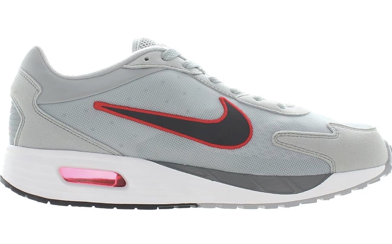 Nike Air Max Solo Men's Shoes (DX3666-004, Wolf Grey/Cool Grey/University Red/Black) Size 10.5