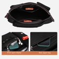 thumbnail image 4 of Djiypn PU Leather Crossbody Bags for Man Women Shoulder Handbags Multi Pocket Travel Purse with Adjustable Strap, 4 of 6