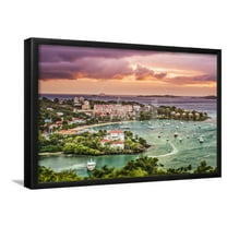 Cruz Bay, St John, United States Virgin Islands, Framed Art Print Wall Art by SeanPavonePhoto Sold by Art.Com
