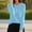 Light Blue, variant on DuoJiaJ Sweaters for Women Fall Pullover Lightweight Long Sleeve Crewneck Cozy Knit Blouses Light Sweaters for Women Black L