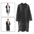 thumbnail image 1 of Ponchos de lluvia reutilizables impermeables BLESIY con capucha y li Negro, 1 of 8