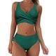 thumbnail image 2 of Cómodo traje de baño de dos piezas de vendaje de bikini sin espalda sólido para mujer Conjunto de ropa de playa OAVQHLG3B Store lin121212, 2 of 4