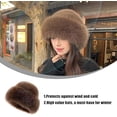 thumbnail image 6 of 2026 New Winter Faux Fur Bucket Hat, Warm Plush Fluffy Furry Mink Hats, Thick Fisherman Cap for Outdoor, 6 of 8