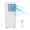 dark gray, variant on 8000 BTU Pro Grade Portable AC - 3-In-1 Cooling/Dehumidifier/Fan for 350 Sq.Ft Rooms, UltraQuiet Operation,Remote & Window Kit, Mobile Wheels for Bedroom/Office/Living Room