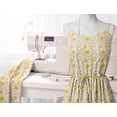thumbnail image 6 of Soimoi Polyester Fleece Yellow Fabric By the Yard - 56 Inch Wide - Florals Print Fabric - Elegant and Timeless Patterns for Fashion and Home Decor Printed Fabric, 6 of 6