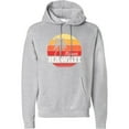 thumbnail image 2 of Inktastic Kauai Hawaii Retro Sunset Adult Hoodie Sweatshirt, 2 of 4