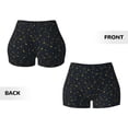 thumbnail image 5 of Qekee Constellation Women Workout Shorts, Sports shorts, Scrunch Butt Lifting Gym Shorts, Breathable Soft - Small, 5 of 9