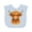 AE-Light Blue, variant on Inktastic Highland Cow Boys or Girls Baby Bib