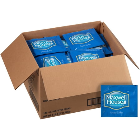 coffee filter packets pack maxwell packs oz ground