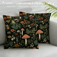 thumbnail image 3 of GOSMITH  Mushroom Pillow Covers Pack of  Boho Pillow Covers Decorative Throw Pillow Covers, Spring Floral Pillow Covers Square, Cute Aesthetic Pillow Cover,  Pillowcase, 3 of 5