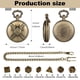 thumbnail image 3 of Juego de dados DND Mini de Zynic, estuche para reloj de bolsillo con doble cruces, juego de dados D&D de metal poliédrico de 7 piezas, regalos de Navidad DND con caja de regalo, accesorio para juego, 3 of 8