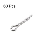 thumbnail image 3 of Split Cotter Pin -1.5mm x 8mm 304 Stainless Steel 2-Prongs Silver Tone 60Pcs, 3 of 3