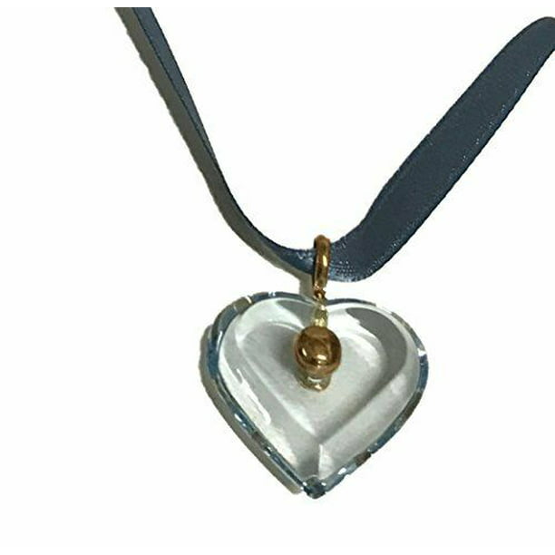 Baccarat - Baccarat A LA FOLIE Heart Pendant Gold link Necklace Choker
