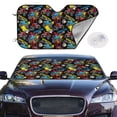 thumbnail image 2 of Daiia Monster Car Windshield Sun Shade for Car SUV Truck (Medium ), Car Sun Shade Windshield, Car Shades for Front Windows, Sunshade for Car Windshield, 2 of 7