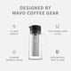 thumbnail image 2 of MAVO Cafetera fría, cafetera helada (34 oz/1000 ml), 100% hermética, filtro de acero inoxidable extraíble, perfecta para café helado y té helado caseros, 2 of 5