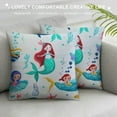 thumbnail image 3 of Sea Life Kids PillowcasesOcean Coastal Cushion Toddler Pillow Covers for Boy and Girl, Soft Breathable Travel Pillow Shams with Envelope Closure, StandardPillowcase, 3 of 5