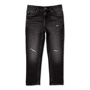 Wonder Nation Boys Rip & Repair Denim Jeans, Sizes 4-18 & Husky