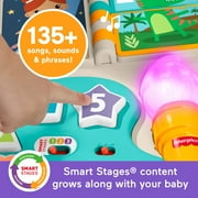 Fisher-Price Laugh & Learn 4-in-1 Activity Table & Easel, Electronic Learning Toy for Baby & Toddler