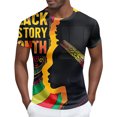 thumbnail image 1 of Tops para hombre, blusas y camisas de manga corta con cuello redondo para hombre Camisa de manga corta estampada para hombre Top/camisa de manga corta con cuello redondo Tops para hombre, 1 of 4