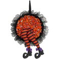 thumbnail image 1 of Halloween De Bruja De 13.7 Con Patas De Sombrero Corona De Puerta De Calabaza Decoraciones De Halloween Guardurnaity HA043105-02, 1 of 6