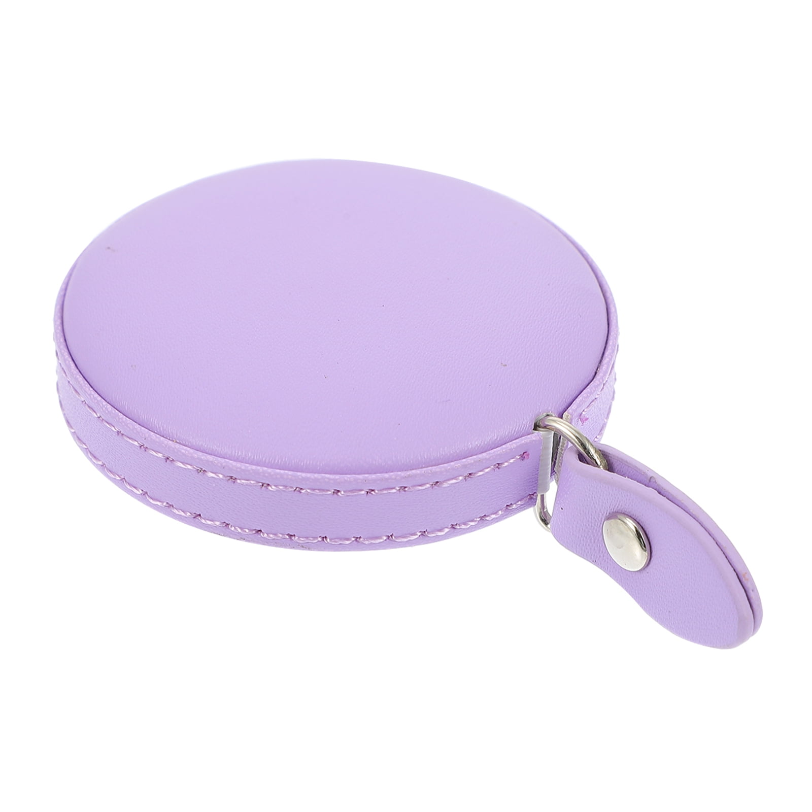 FRCOLOR Small Tape Measures 1pc PU Leather Measuring Tape Household Tape Measure Body Measuring Tape,2.17"X2.17"X0.47"