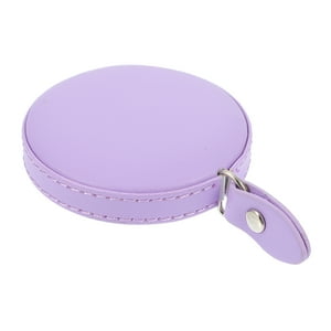 FRCOLOR Small Tape Measures 1pc PU Leather Measuring Tape Household Tape Measure Body Measuring Tape,2.17"X2.17"X0.47"