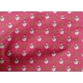 thumbnail image 4 of oneOone Cotton Cambric Pink Fabric Snowman & Tree Sewing Craft Projects Fabric Prints By Yard 56 Inch Wide, 4 of 4