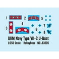 thumbnail image 2 of HobbyBoss 83505 WWII German Type VIIC U-Boat1/350 Scale Plastic Model Kit, 2 of 6