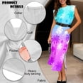 thumbnail image 6 of Yuyamidu Matching Beach Outfits for Couples Palm Tree Shirt Men Hawaiian Shirts Summer Maxi Dresses for Women Crew Neck Loose Split Long Maxi Beach Dress with Pockets Short Sleeve Shirts Woman XS, 6 of 7