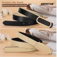 thumbnail image 4 of Ceintures Réversibles pour Femmes, Ceinture Fine pour Robes Jeans Manteaux avec Boucle Dorée, 4 of 4