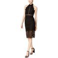 thumbnail image 1 of Bardot Womens Lace Sheath Dress, Black, Medium, 1 of 2