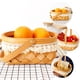 thumbnail image 5 of GOOHOCHY Cesta de frutas de escritorio con diseño de encaje, cesta de picnic, contenedor de refrigerios para el hogar, accesorio de almacenamiento, 5 of 7