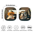 thumbnail image 3 of Yuyamidu Pug Car Sun Shade Windshield Cat Car Windshield Sun Shade Foldable Car Windshield Cover Sun Shade 2 Pieces Auto Accessories for SUV Van UV Ray Sun Visor, 3 of 5