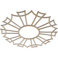 thumbnail image 2 of 34"OD x 12"ID x 1/4"T Augustus Wood Fretwork Pierced Ceiling Medallion, Birch, 2 of 3