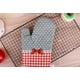 thumbnail image 3 of Guantes para horno, guantes para agarraderas, guantes para hornear agarraderas, adecuados para cocinar, hornear, asar a la parrilla, agarraderas, 1 par, regalo para mujeres y chef Namotu LN-2191-4, 3 of 7