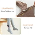 thumbnail image 4 of Baby Toddler Girl's Tights 3/4/5 Pack Cable Knit Leggings Little Girls Seamless Stockings Bows Cotton Pantyhose, 4 of 7