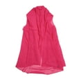 thumbnail image 6 of TrendsBlue Solid Color Chiffon Kimono Scarf Wrap Vest Beach Cover Up, 6 of 6