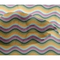 thumbnail image 4 of oneOone Viscose Chiffon Fabric Serpentine Stripe Print Fabric BTY 42 Inch Wide, 4 of 4