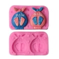 thumbnail image 4 of Advancent Adorable pastel Fondant silicona molde hogar panadería Chocolate galleta galleta Sugarcraft molde herramienta para hornear utensilios para Cocina y Comedor Advancent HA078899-00, 4 of 6
