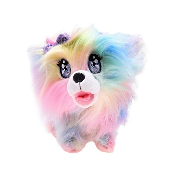 Peluche Fashion Pets con mecanismo Pommy Rainbow Walk 10 pulgadas 180232